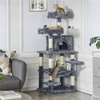 Лесно модна котка дърво апартамент с драскотина пост котенца домашен любимец къща забавни играчки, 59В