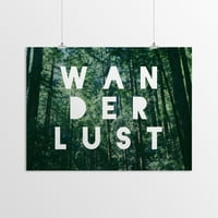 AmericanFlat Wanderlust Forest от Leah Flores Poster Art Print