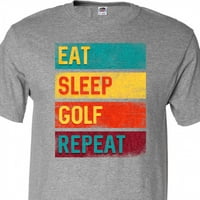 Мастически голф подарък яжте тениска за сън голф повтаряща се тениска