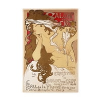 Търговска марка изящно изкуство салон на века 20-та изложба платно изкуство на Алфонс много
