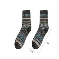 Мъжки Чорапи Етнически Вятър Топли Вълнени Чорапи Удебеляващи Чорапи Мода Зимни Чорапи Унисекс