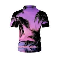 Разчистване под $ Мъжки хавайска риза на плажовете лятна бохо риза