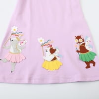 Rovga Toddler Girl Dress Clothes New Short Rleading Knitting Potton Rress Небрежен стил лятна детска рокля бебе лятно облекло