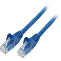 Startech.com n6patch150bl кабел за котешка пластир - FT - Blue Ethernet кабел - безкраен RJ кабел - Ethernet Cord - Cat Cable - 150ft