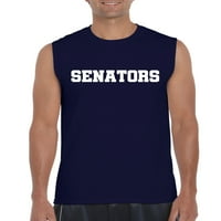 Фпп-Мъжка графична Тениска без ръкави, до мъжки размер 3ХЛ-сенатори