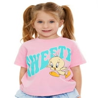 Looney Tunes Baby and Toddler Girls Tee, 2-Pack, размери 12M-5T