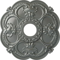Екена Милуърк 18 од 1 2 ИД 1 2 П Родъръм таван медальон, ръчно рисувано Сребро