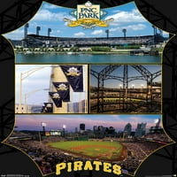 Pittsburgh Pirates - PNC Park Wall Poster, 14.725 22.375