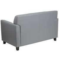 Flash мебели Hercules Diplomat Series Grey LeatherSoft Loveseat