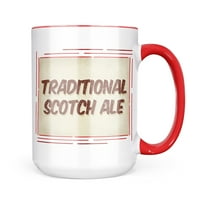 Neonblond Традиционна шотландска бира бира, винтидж стил халба подарък за любители на чай за кафе