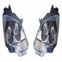 Go -Parts - двойка комплект - OE замяна за - GMC Acadia Front Faillightss Fheadlamps Assemblies Преден корпусен леща - Ляв и десен заместител на GMC Acadia