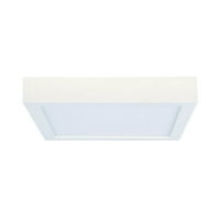 10W LED 5.5 '' FLUSH MONT WHITE SQUARE DIMMABLE JA 2700K 120V, Пакет от 3