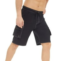 Мъжки плувни багажници плажни къси панталони с товарни джобове