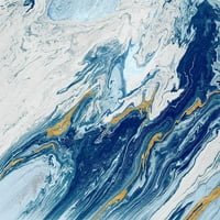 Плажен сини вълни отпечатък от М. Меркадо 12594AF