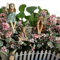 Vnanda Miniature Figrines, Fairy Garden аксесоари, приказни градински консумативи, приказни градински животни за приказна градина, саксии за растения, занаятчийски декор, пролетен декор за дома