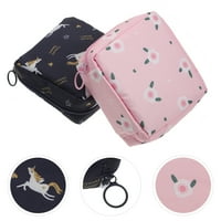 Менструални чанти за съхранение на подложки за момиче найлонови портфейли малки козметични торбички