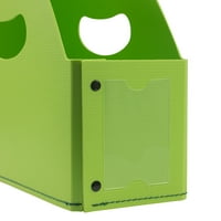 Притежател на файлове с хартиени пластични списания, 12, Lime Green, се продава индивидуално
