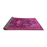 Ahgly Company Indoor Square Persian Pink Traditional Area Rugs, 4 'квадрат