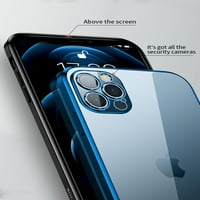 Съвместим с iPhone 13Pro с висока прозрачна прозрачна доказателство и есенно доказателство TPU лазерно дърворезба Hard Back Case