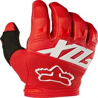 Fo Racing Dirtpaw Race Men's Full Finger Glove: Red MD