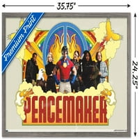 Comics TV Peacemaker - Group Wall Poster, 22.375 34 Framed