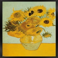 Слънчогледи от Vincent Van Gogh Wall Poster, 22.375 34 рамки