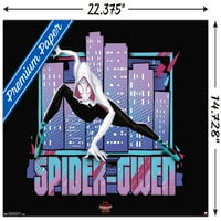 Marvel Spider-Man-Into the Spider-Sperse-Spider-Gwen Wall Poster, 14.725 22.375