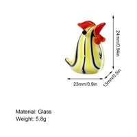 Dtydtpe стайна декор, домашен декор креативна мацка петел от стъклени мъниста цвят декорация на животни декор за хол, актуални аксесоари за дома
