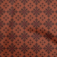 един памучен копринен кафяв Плат дамаска плат за шиене печатни занаятчийски плат от двора широк