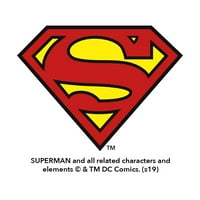 Акрилна Superman Classic S Shield Logo Cake Topper Party Decoration за сватба годишнина за рожден ден дипломиране