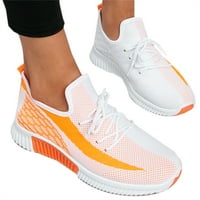 Pfysire Womens Sports Running Trainers Маратонки Дишащи обувки Оранжеви ни 6