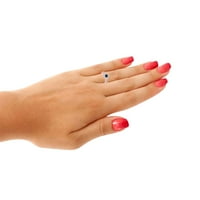 Маули бижута годежни пръстени за жени 1. Диамантен годежен пръстен 14к Розово злато