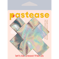 Плюс X: Сребърни холографски кръстосани пасти от зърното от Pastease®