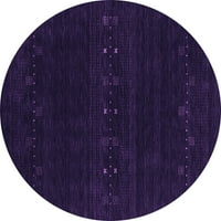 Ahgly компания на закрито кръг абстрактно лилаво съвременни килими, 3 'кръг