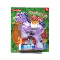 Wonderplay Wonder Bubble Kids Horse Bubble Gun със светлини и звуци - лилаво