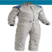 Състезателен костюм на Simpson Racing RN Renegade - SFI 3.2A - Сиво синьо - възрастен XXL