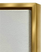 Ступел индустрии Пейсли модел Ню Йорк членка графично изкуство металик злато плаваща рамка платно печат стена изкуство, дизайн от Валентина Харпър