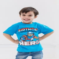 Marvel Avengers Капитан Америка рожден ден малки момчета тениска малко дете до голямо дете