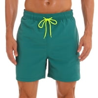 Мъжки къси панталони солидни дишащи теглене водоустойчиви панталони Плажни къси панталони Бързи сухи фитнес залищни панталони