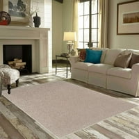 Ambiant Broadway Collection Pet Friendly Area Rugs Beige - 5 '7'