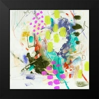 Wang, Melissa Black Modern Framed Museum Art Print, озаглавен - Override II