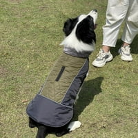 Дрехи за домашни любимци за големи кучета домашни дрехи за средни кучета момиче отразяващи водоустойчиви палто за домашни топло кучешко палто за малко средно голямо куче Двустранно носимо поддържане на топло през