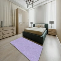 Ahgly Company вътрешен правоъгълник с шарени лилави мимоза лилави килими, 2 '5'