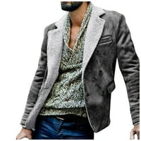 Мъжки модни мъжки топли дебели пълни яке с качулка за мъже
