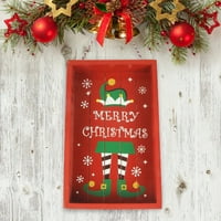 Коледни орнаменти Дървени творчески коледно дърво висулка Коледни статии Вратата на вратата Висяне