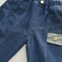 Qonioi бебешки момчета комплекти за дрехи плюс комплекти размери малко дете деца момчета момичета мода солиден цвят джобни копчета с джобни панталони с дълъг ръкав