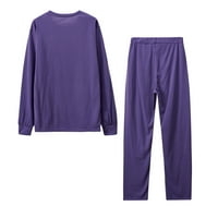 Hfyihgf Две пижами комплект за жени меки комплекти за сън