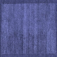 Ahgly Company Indoor Rectangle Резюме сини килими от модерна зона, 5 '7'