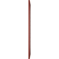 Екена Милуърк 15 в 76 з вярно Фит ПВЦ хоризонтална ламела рамкирани модерен стил фиксирани монтажни щори, червен пипер