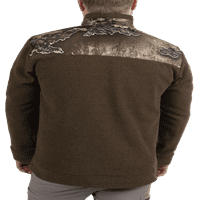 Мъжки жакардов Полар ловен Пуловер, Риалтрий Екейп, размер ХХХ-голям